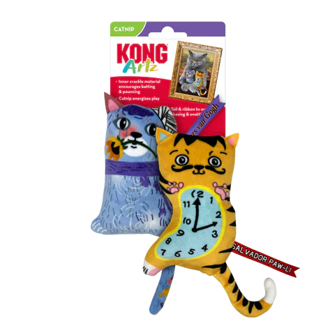 Kong Artz Dahli/Van Gogh 2pk Cat Toy