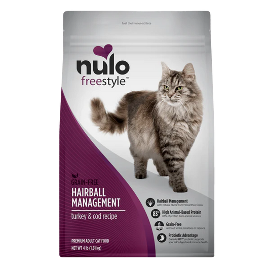 Nulo - FreeStyle Hairball Management Turkey & Cod Recipe