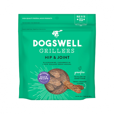 Dogswell Hip & Joint Grillers Duck Recipe Treats For Dogs