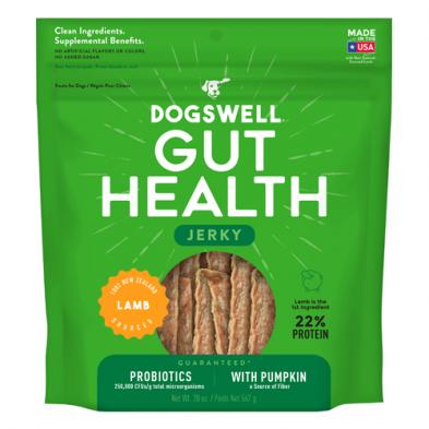 Dogswell Gut Health Jerky Lamb Recipe Treats For Dogs