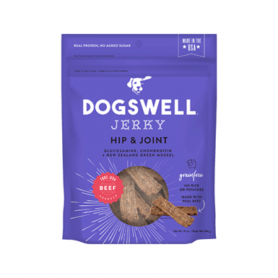 Dogswell Hip & Joint Beef Jerky Treats For Dogs 10oz