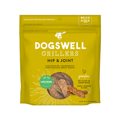 Dogswell Hip & Joint Grillers Chicken Recipe Treats For Dogs