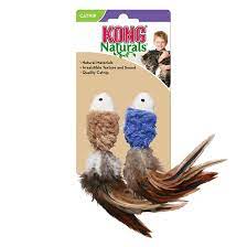 Kong - Natural Crinkle Fish Cat Toy