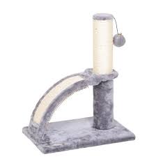 Bud-Z - Scratching Post Logan With Massage Bow Grey
