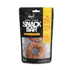 Dogit - Snack Bar Chicken Rawhide Donut Dog Treat 2pk