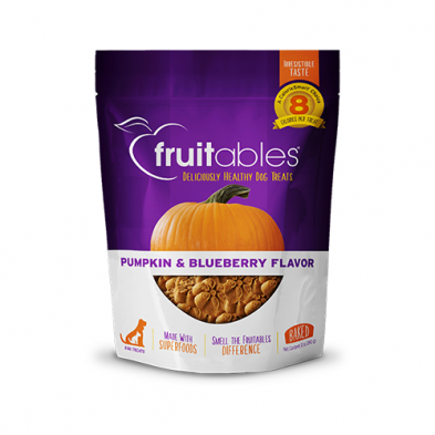 Fruitables - Pumpkin & Blueberry Flavour Treats For Dogs