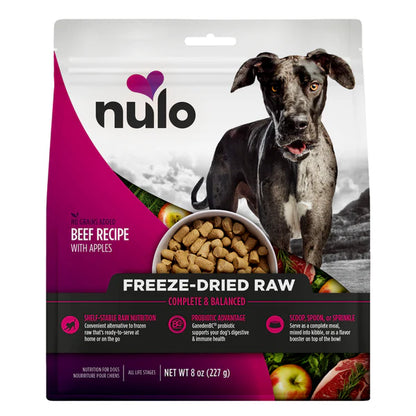 Nulo - No Grains Freeze-Dried - Raw Beef Recipe with Apples
