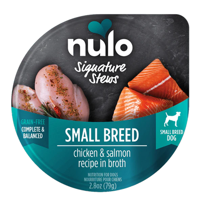 Nulo - Stews Grain-Free - Small Breed Chicken & Salmon Recipe in Broth