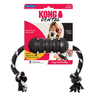 Kong - Extreme Dental With Rope Dog Toy