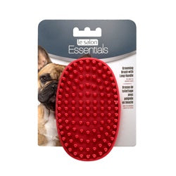 Le Salon - Essential Rubber Grooming Brush With Loop Handle