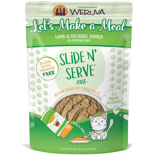 Weruva Slide N Serve Paté Pouch Cat Food 5.5oz