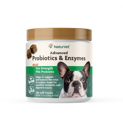 Naturvet - Advanced Probiotics & Enzyme Soft Chew For Dogs