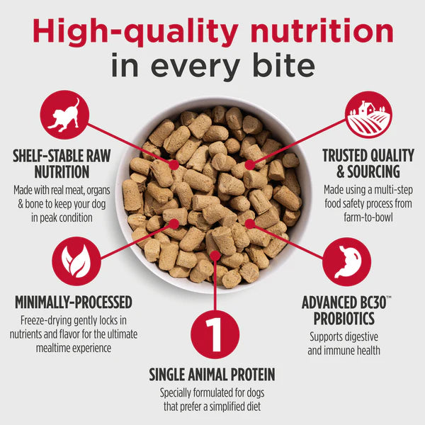 Nulo - No Grains Freeze-Dried - Raw Beef Recipe with Apples