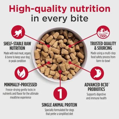 Nulo - No Grains Freeze-Dried - Raw Beef Recipe with Apples