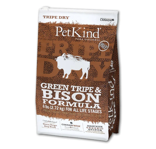 PetKind - Tripe Dry Green Tripe & Bison Formula 2.72kg