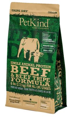 PetKind -Tripe Dry Single Animal Protein Beef & Beef Tripe Formula 2.72kg