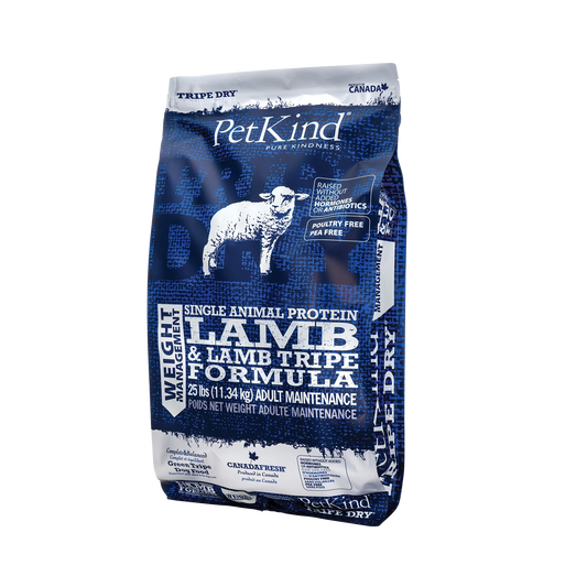 PetKind - Tripe Dry Single Animal Protein Lamb & Lamb Tripe Weight Management Formula 2.72kg