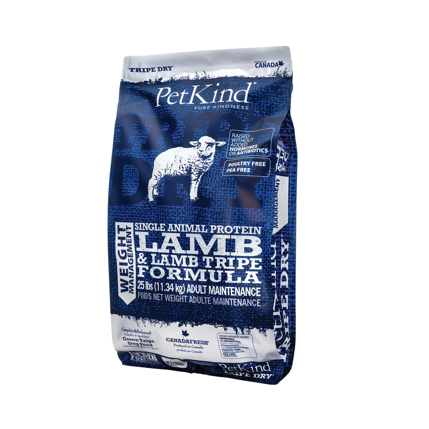 PetKind - Tripe Dry Single Animal Protein Lamb & Lamb Tripe Weight Management Formula 2.72kg