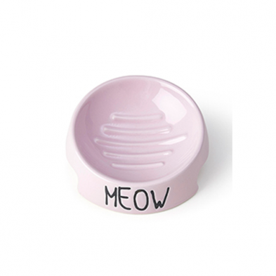 PetRageous - Meow Inverted Cat Bowl 5"