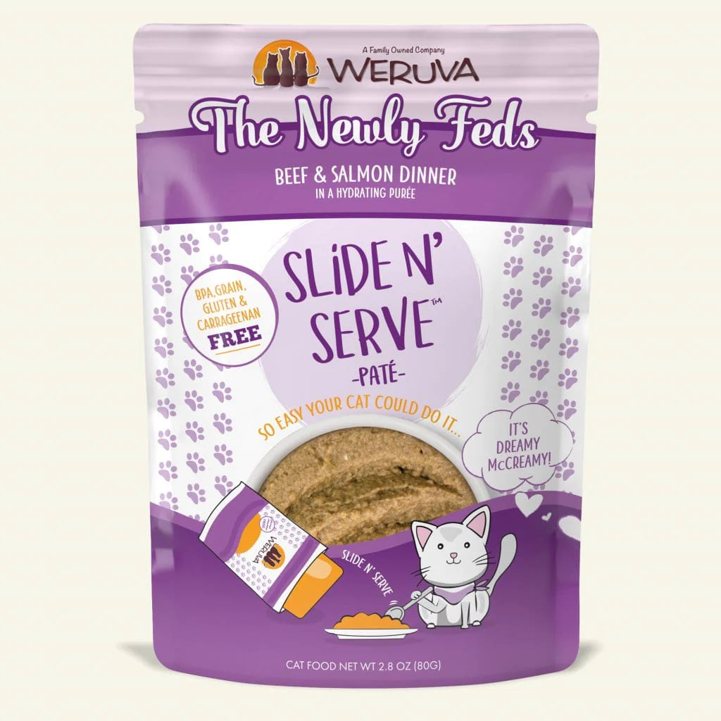 Weruva Slide N Serve Paté Pouch Cat Food 5.5oz