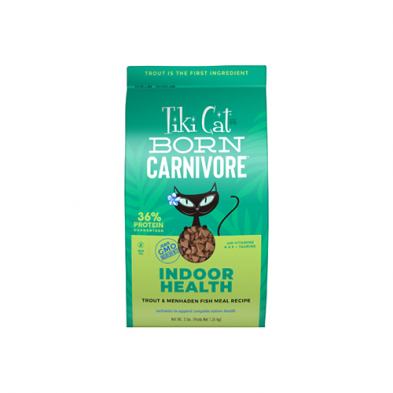 Tiki Cat Born Carnivore Indoor Health Trout & Menhaden Fish Meal Recipe 1.36kg