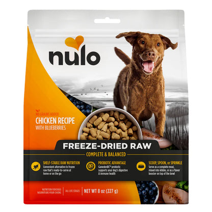 Nulo - No Grains Freeze-Dried - Raw Chicken Recipe with Blueberries
