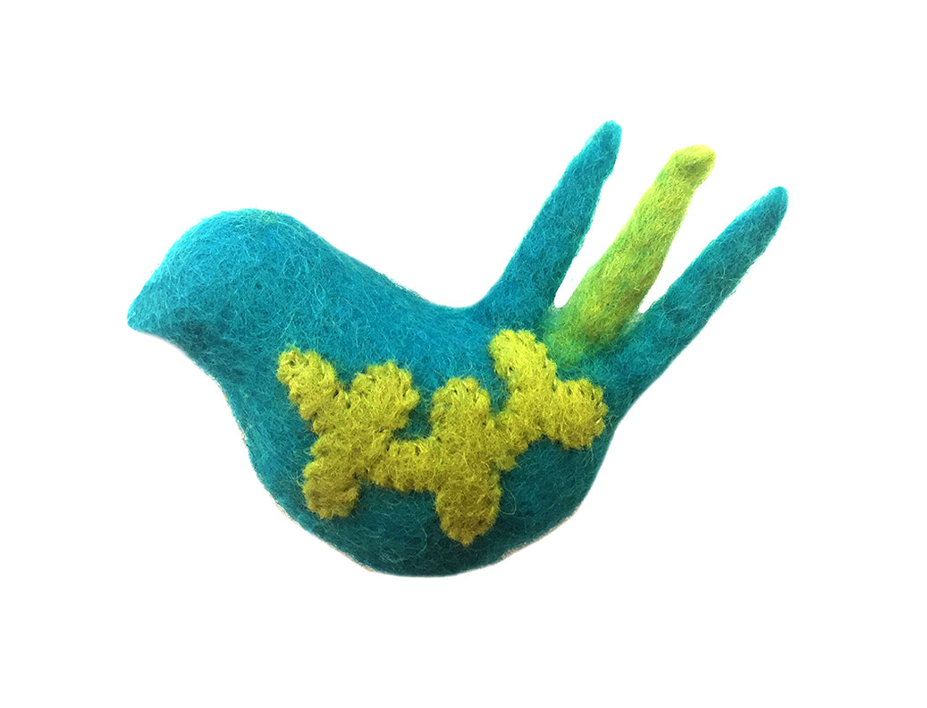 Wooly Wonkz - Woodland Bird Cat Toy