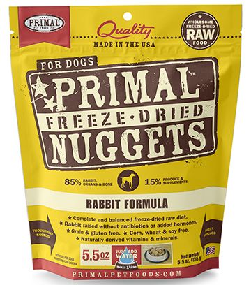 Primal - Freeze Dried Nuggets For Dogs Rabbit Formula