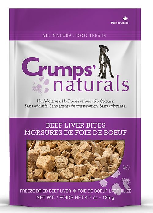 Crumps' Naturals - Beef Liver Bites Dog Treat