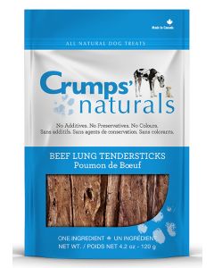 Crumps' Naturals - Beef Lung Tendersticks Dog Treat