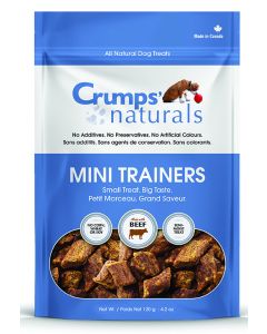 Crumps' Naturals - Mini Trainers Semi Moist Beef Dog Treat