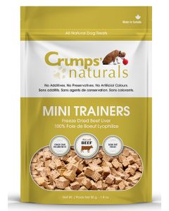 Crumps' Naturals - Mini Trainers Freeze Dried Beef Liver Dog Treat