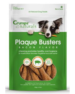 Crumps' Naturals - Plaque Buster Bacon Flavour Dog Treat