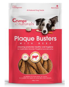 Crumps' Naturals - Plaque Buster Beef Flavour Dog Treat