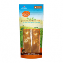 Canine Naturals - Hide Free Dog Chews Peanut Butter Flavour 10" Roll 2pk