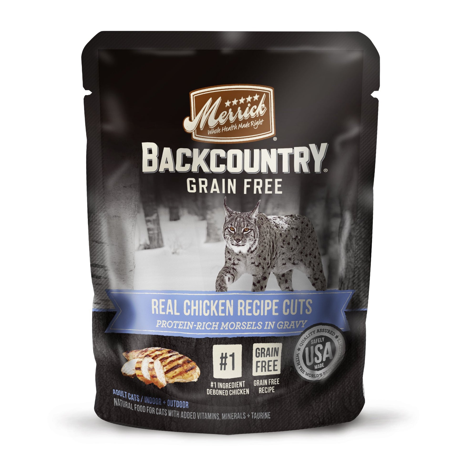 Merrick - Merrick Backcountry - Pouched Cat Food  - Pet Cuisine & Accessories