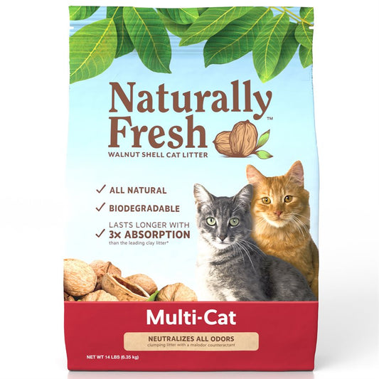 Eco-Shell - Naturally Fresh Multi-Cat Clumping Cat Litter Red
