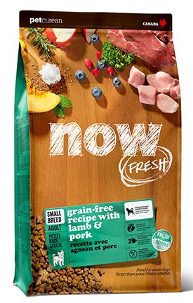 Now Fresh Grain Free Adult Small Breed Lamb Pork Dog Food