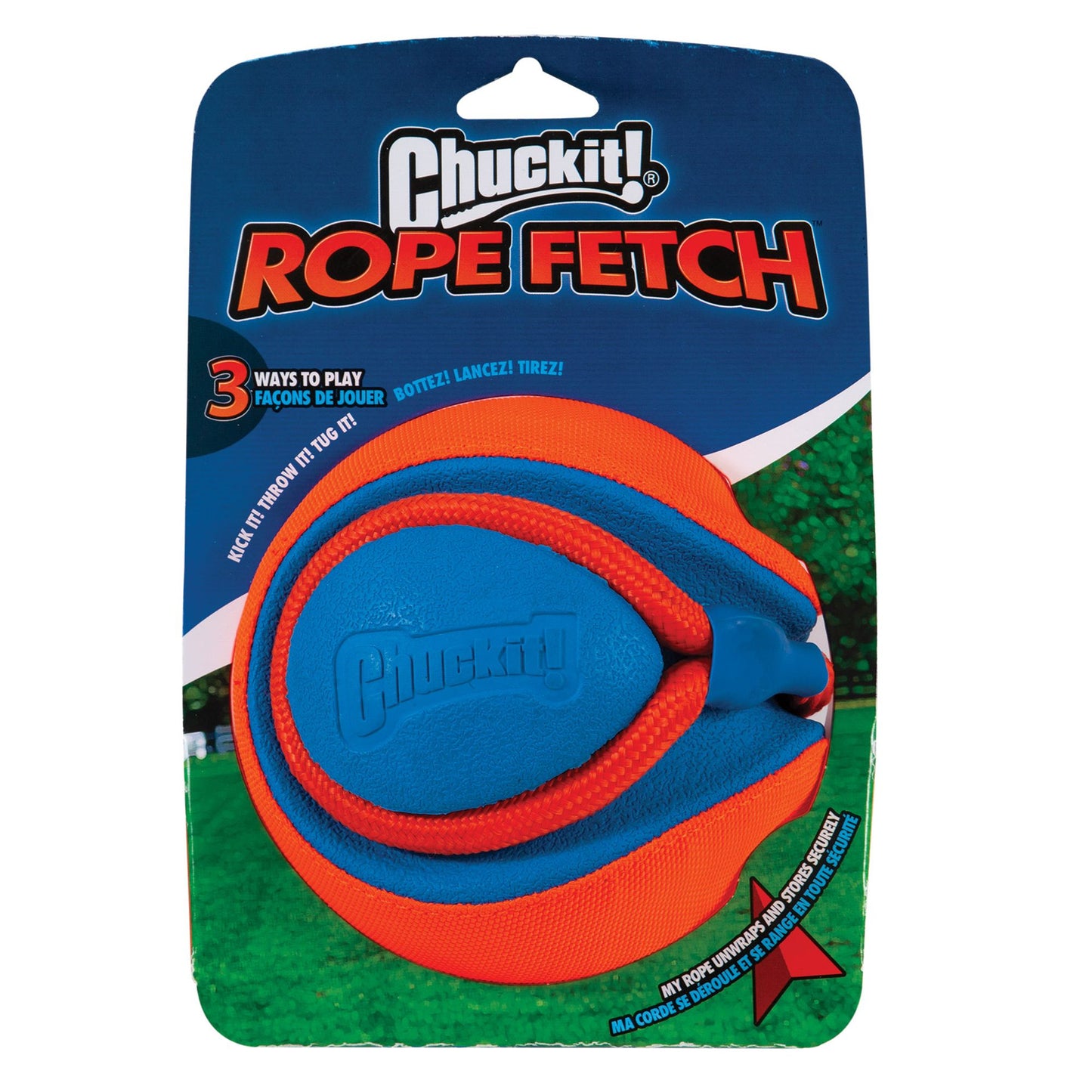 Chuckit - Rope Fetch Ball Dog Toy