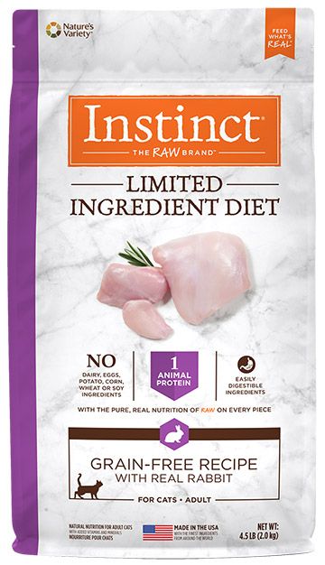 Instinct Limited Ingredient Diet Grain Free w Real Rabbit Cat Food