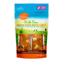 Canine Naturals - Hide Free Dog Chews Peanut Butter Flavour 7" Roll 2pk