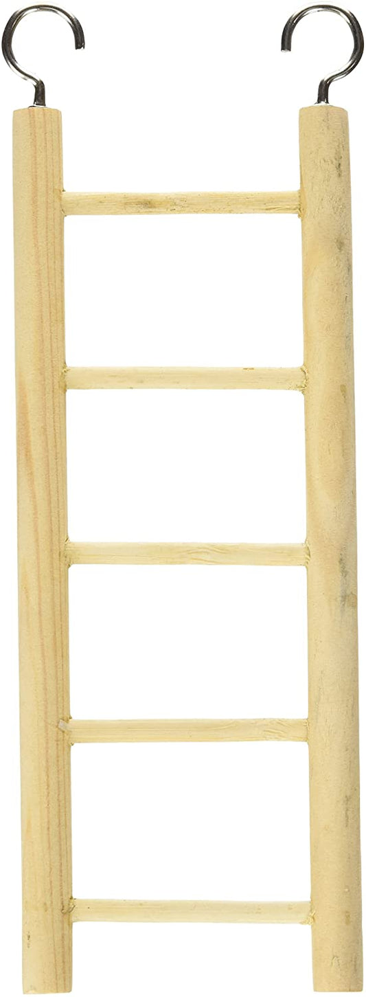 living world wooden ladder - 5 steps
