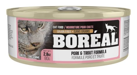 Boreal - Pork And Trout Wet Cat Food 2.8oz