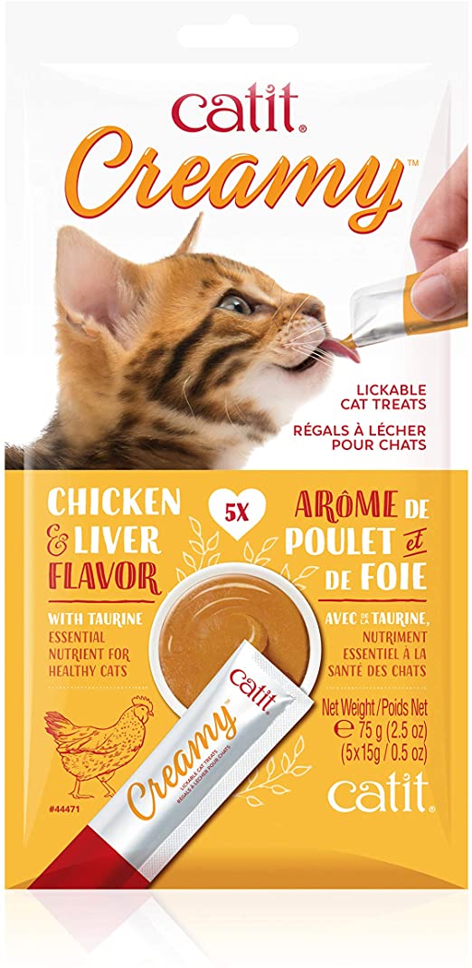 Catit - Creamy Lickable Chicken & Liver Cat Treat