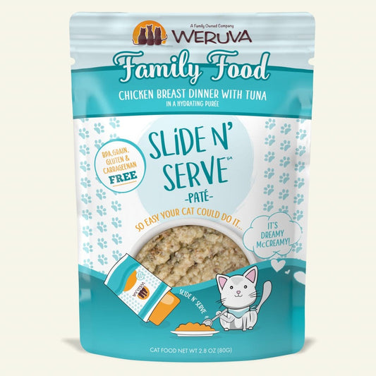Weruva - Slide N Serve Pate Pouch Cat Food 3oz