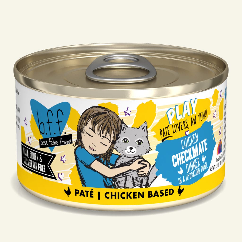 Weruva BFF Play Pate Canned Cat Food Pet Cuisine Accessories