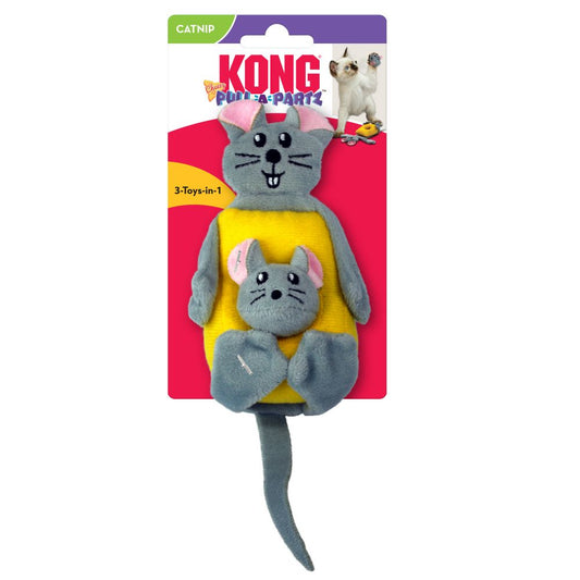 Kong - Pull-A-Partz Cheezy Mice Cat Toy