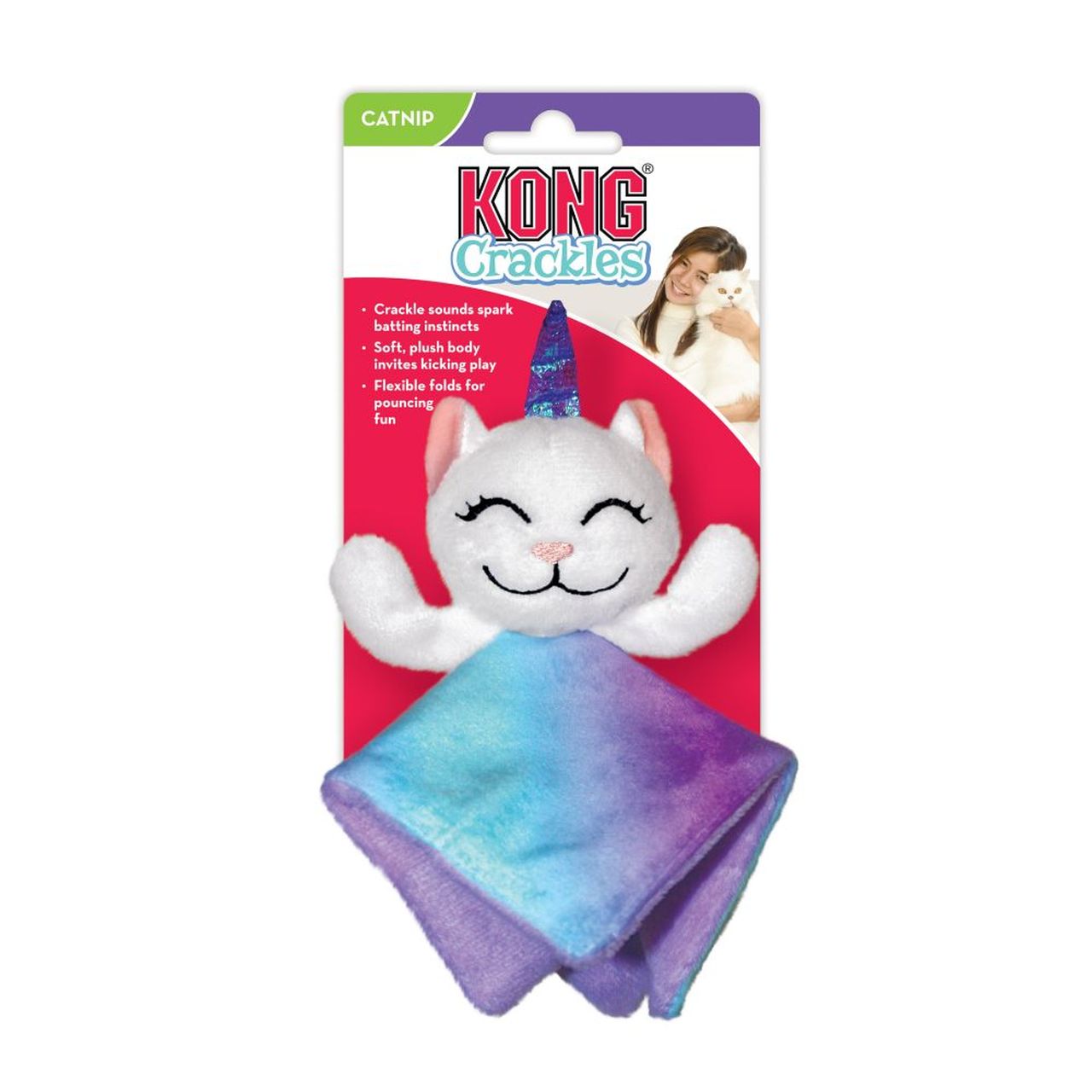 Kong - Crackle Caticorn Cat Toy
