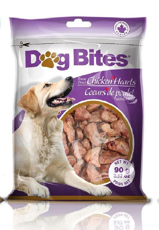 Dog Bites - Freeze Dried Chicken Hearts Treats