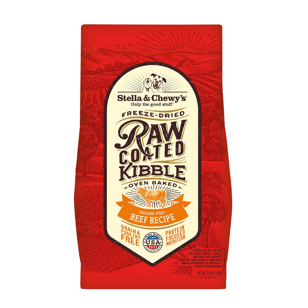 Stella & Chewy's - Wholesome Grain Raw Coated Beef Dry Dog Food